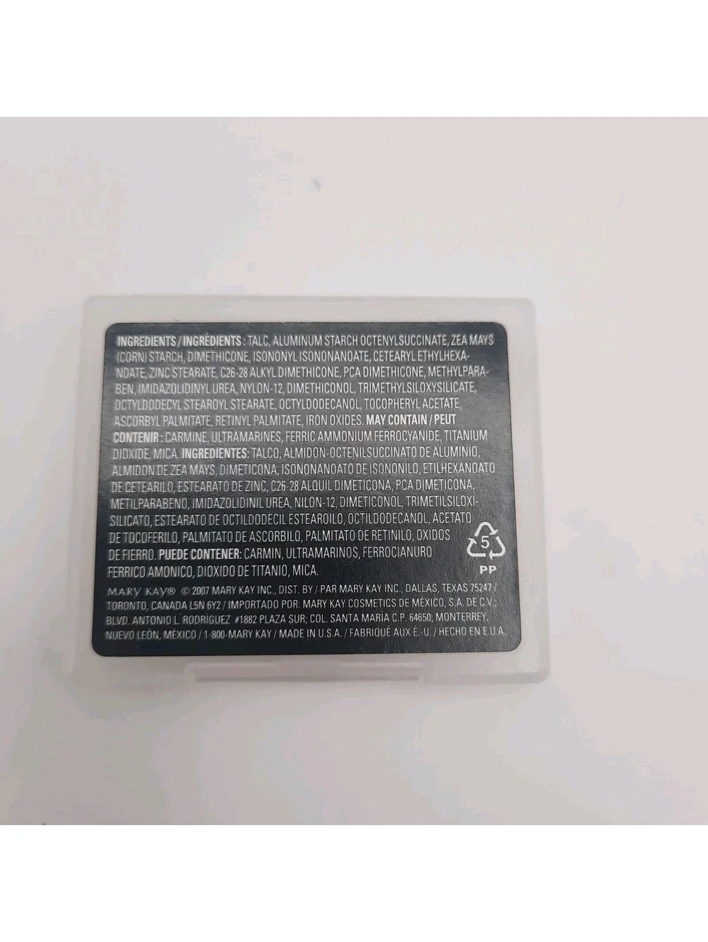 Mary Kay Mineral Eye Color Coal .05oz New